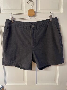 Faherty All Day™ Short (5") - Mountain Coal men’s casual shorts size 35